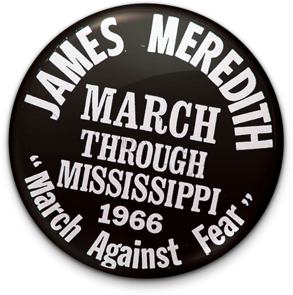 March Against Fear Button